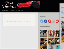 Tablet Screenshot of boothuntress.com